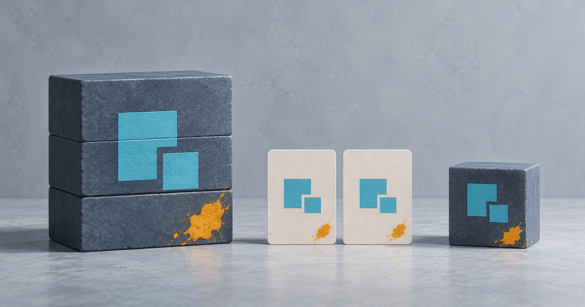 A small model copies a useful pattern and an unwanted amber mark from a larger model.